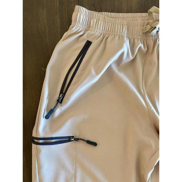 Women’s URBEST Beige Stretch Jogger Pants XS Techwear Style - Picture 3 of 9